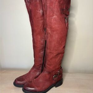 Stylish Mjus Knee High Soft Leather Boots